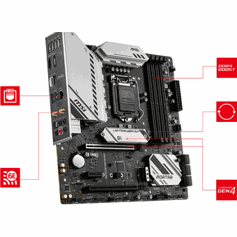 MSI MAG B560M MORTAR WIFI, M-ATX motherboard