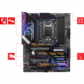 MSI MPG Z590 Gaming FORCE, ATX motherboard