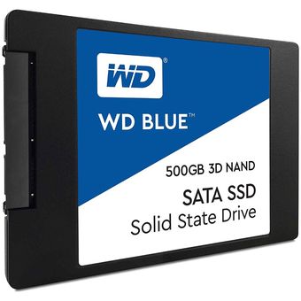Western Digital WD Blue SATA SSD 2.5”/7mm cased, 500GB [WDS500G2B0A]