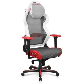 DXRacer Air Series Mesh Gaming Chair - White & Red [D7200]