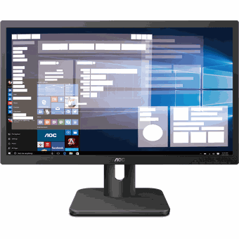 AOC 9E1HA, 18.5" Flicker Free Monitor