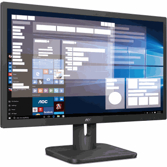 AOC 9E1HA, 18.5" Flicker Free Monitor