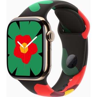 Apple Watch Series 10 (42mm, GPS + Cellular) - Titanium Case with Sport Band