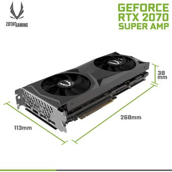ZOTAC GAMING GeForce RTX 2070 SUPER AMP [ZT-T20710D-10P]