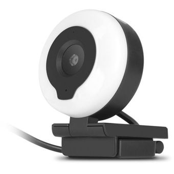 Aluratek LIVE 2K HD Ring Light Webcam with Tripod [AWCL2KFR]