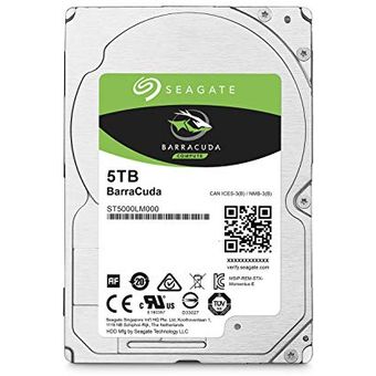Seagate BarraCuda 2.5-inch HDD, 5TB [ST5000LM000]