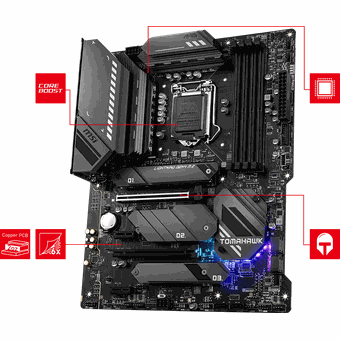 MSI MAG Z590 TOMAHAWK WIFI, ATX motherboard