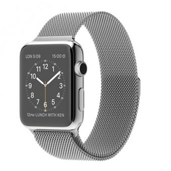 Apple Watch 42mm, Stainless Steel Case w/ Steel Woven Bracelet