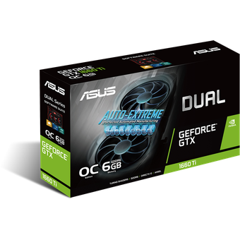 ASUS Dual GeForce GTX 1660 Ti OC Edition 6GB GDDR6 EVO