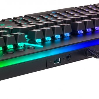 Tt eSPORTS Level 20 RGB Razer Green Gaming Keyboard