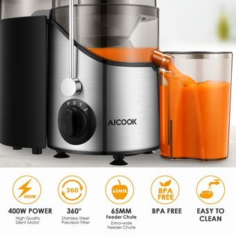 Aicook BPA FREE Stainless Steel Centrifugal Juicer [AMR526]