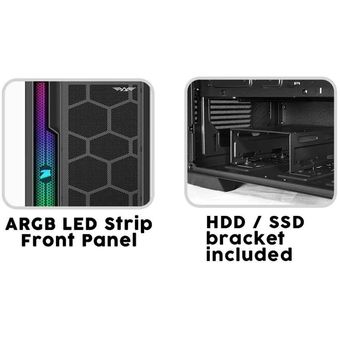 Armaggeddon Nimitz N9 | ATX Gaming PC Case w/ Tempered Glass