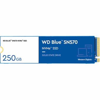 WD Blue SN570 NVMe SSD, 250GB