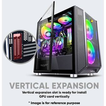 Armaggeddon Tessaraxx Core 1 Air Micro-ATX Gaming PC Case