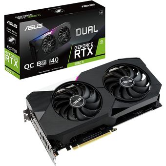 ASUS Dual GeForce RTX 3060 Ti V2 OC Edition 8GB GDDR6 LHR