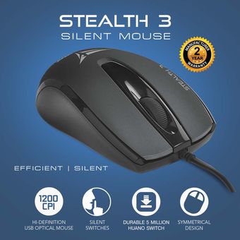 Alcatroz Stealth 3 Silent Mouse