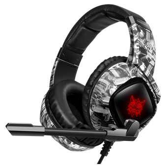 ONIKUMA K19 Professional Game Headphone (Camouflage White / Camouflage Grey)
