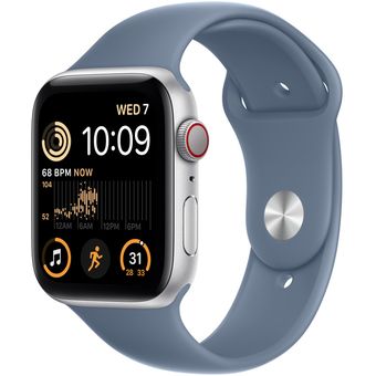 Apple Watch SE 2022 (40mm, GPS + Cellular) - Aluminum Case with Sport Band
