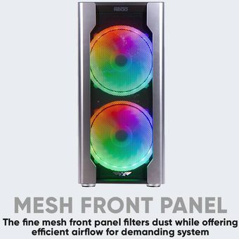 Armaggeddon AirStream R200 EATX See-thru Side Panel Gaming PC Case