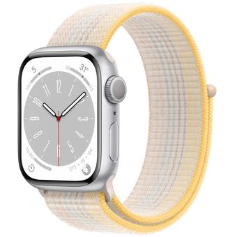 Apple Watch Series 8 (45mm, GPS) - Silver Aluminum Case with Sport Loop