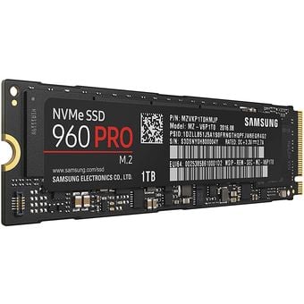 Samsung SSD 960 PRO M.2 NVMe SSD, 1024GB