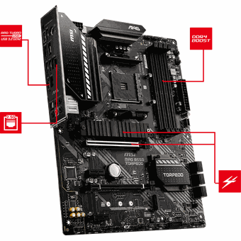 MSI MAG B550 TORPEDO, ATX motherboard