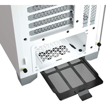 Corsair iCUE 4000X RGB Tempered Glass Mid-Tower ATX Case - White