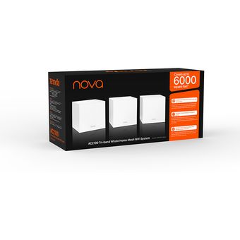 Tenda MW12, 3-Pack AC2100 Tri-band Whole Home Mesh WiFi System