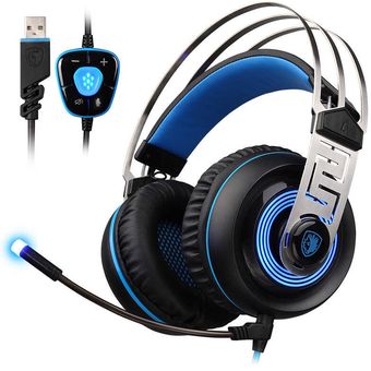 Sades A7 7.1 Surround Sound Gaming Headset 