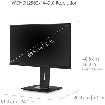 ViewSonic 27" QHD, IPS Panel Monitor [VG2756-2K]