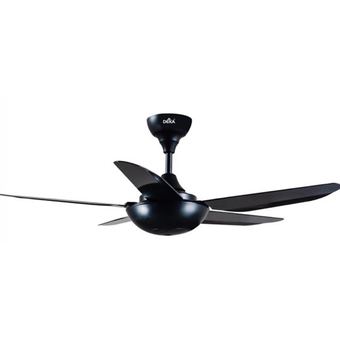 Deka Baby J 46" ABS Blade Ceiling Fan, Matt Black