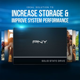 PNY CS900 2.5'' SATA III SSD, 120GB