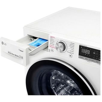 LG 8.5KG Front Load Washer w/ Slim AI Direct Drive [FV1285S4W]