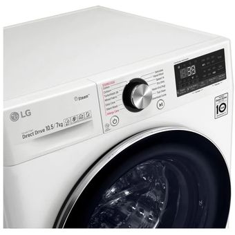 LG 9KG/6KG Front Load Washer Dryer w/ AI Direct Drive [FV1409H2W]