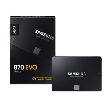 Samsung 870 EVO SATA 2.5" SSD, 250GB