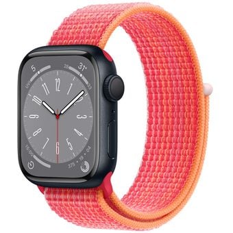 Apple Watch Series 8 (45mm, GPS) - Midnight Aluminum Case with Sport Loop