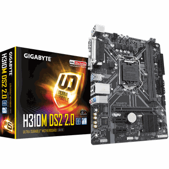 GIGABYTE H310M DS2 2.0 (rev. 1.0), mATX motherboard