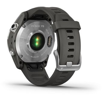 Garmin Fenix 7S - 42mm, Silver with Graphite Band
