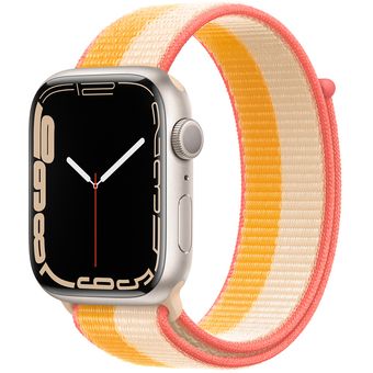 Apple Watch Series 7 (41mm, GPS) - Aluminum Case with Sport Loop
