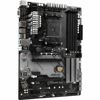 ASRock B450 Pro4, ATX motherboard