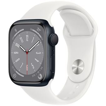 Apple Watch Series 8 (45mm, GPS) - Midnight Aluminum Case with Sport Band