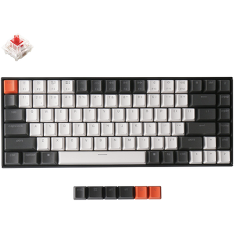 Keychron K2 (Hot-swappable) Wireless Mechanical Keyboard, White Backlight