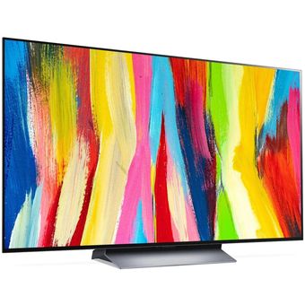 LG 77" C2 Series 4K Smart SELF-LIT OLED evo TV w/ AI ThinQ (2022) [OLED77C2PSA]