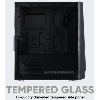 Armaggeddon Nimitz N5 MICRO ATX See-thru Side Panel Gaming PC Case