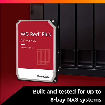 Western Digital WD Red Plus NAS Hard Drive 3.5", 8TB / 128MB Cache
