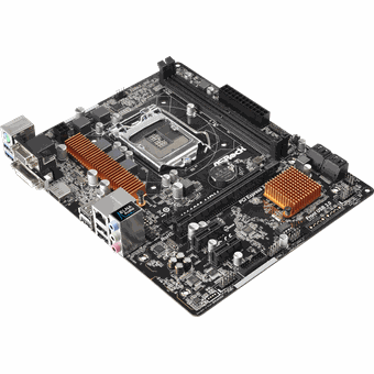 ASRock H110M-HDV, mATX motherboard