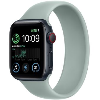 Apple Watch SE 2022 (40mm, GPS + Cellular) - Midnight Aluminum Case with Solo Loop