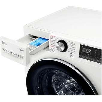 LG 9KG/6KG Front Load Washer Dryer w/ AI Direct Drive [FV1409H2W]