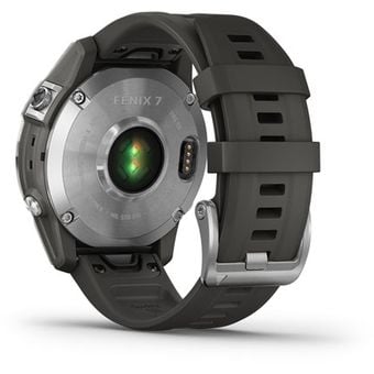 Garmin Fenix 7 - 47mm, Silver with Graphite Band