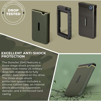 Transcend StoreJet 25M3 2.5" HDD, 2TB